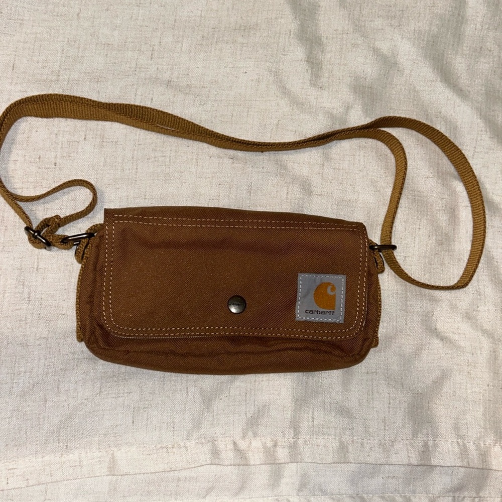 NWOT Carhartt Legacy Women's Essentials Crossbody BagWaist Pouch, Carhartt Brown